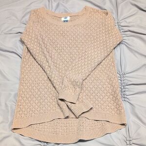 Popcorn stitch sweater